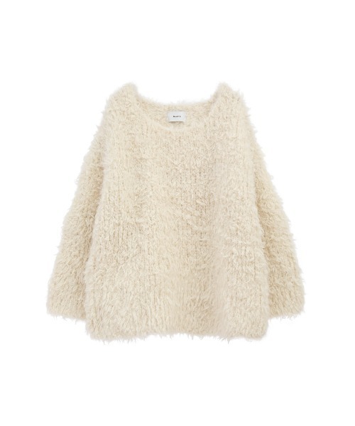 ニット セーター CLANE BEAR SHAGGY HAND KNIT TOPS 17106-2412 レディース CLANE ニット セーター BEAR SHAGGY HAND KNIT TOPS 17106-2412