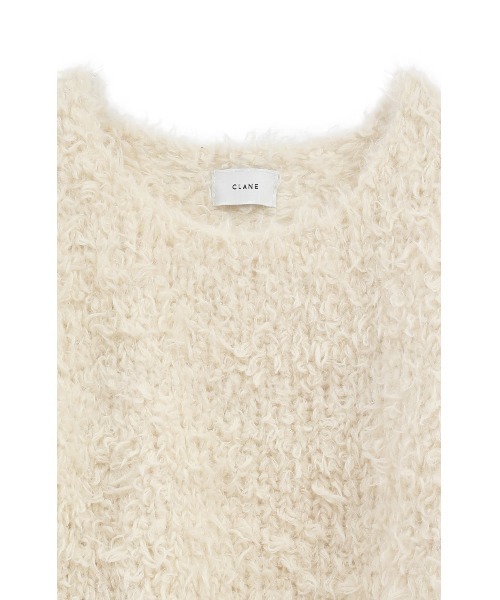 CLANE ニット セーター BEAR SHAGGY HAND KNIT TOPS 17106-2412