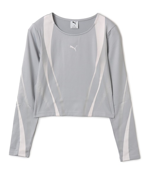 tシャツ PUMA DARE TO LONG SLEEVE GRAPHIC TEE / プーマ デアトゥ ロングスリーブ グラフィック Tシャツ レデ