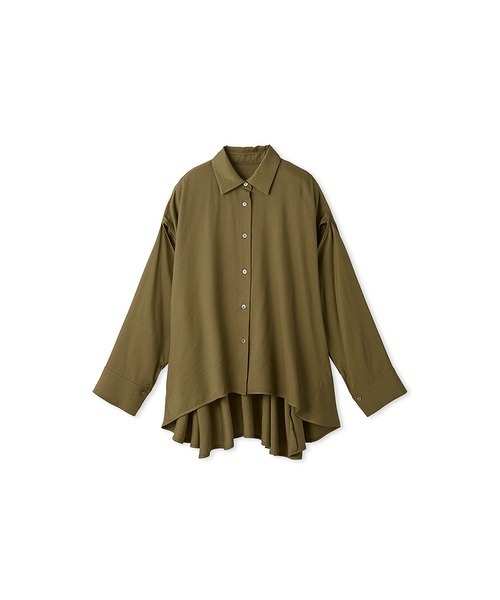 styling/ ブラウス シャツ スリットフレア2WAYシャツ レディース