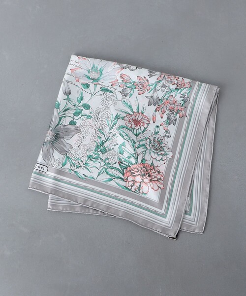manipuri スカーフ バンダナ 「manipuri」SILK 65×65 25SS