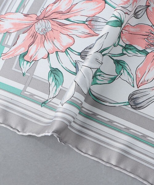 新品.未使用manipuriSILK 65x65 スカーフ 25SS manipuri スカーフ バンダナ 「manipuri」SILK 65×65 25SS