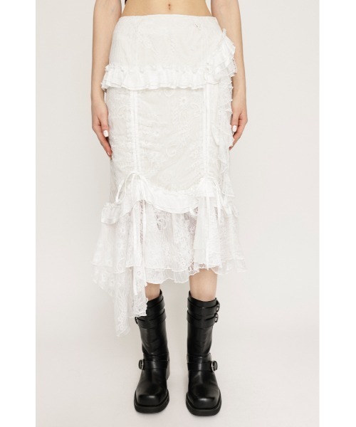 SLY スカート FRILL LACE SK フリル レース : ZOZOTOWN Yahoo!店