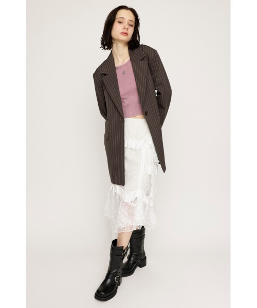 SLY FRILL LACE スカート　フリルスカート　レーススカート SLY スカート FRILL LACE SK フリル レース : ZOZOTOWN Yahoo!店