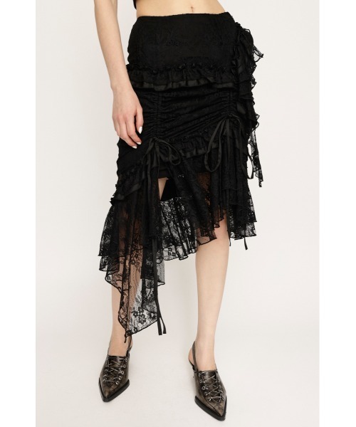 今月末迄の出品*SLY FRILL LACE SK SLY スカート FRILL LACE SK フリル レース : ZOZOTOWN Yahoo!店