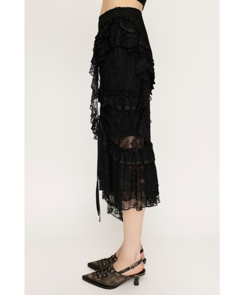 SLY スカート FRILL LACE SK フリル レース : ZOZOTOWN Yahoo!店
