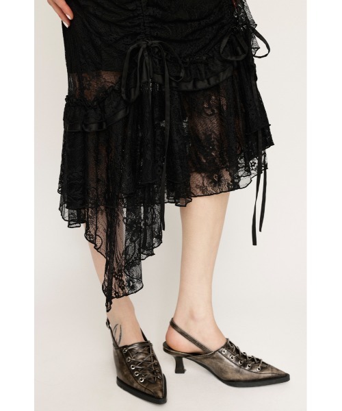 SLY スカート FRILL LACE SK フリル レース : ZOZOTOWN Yahoo!店
