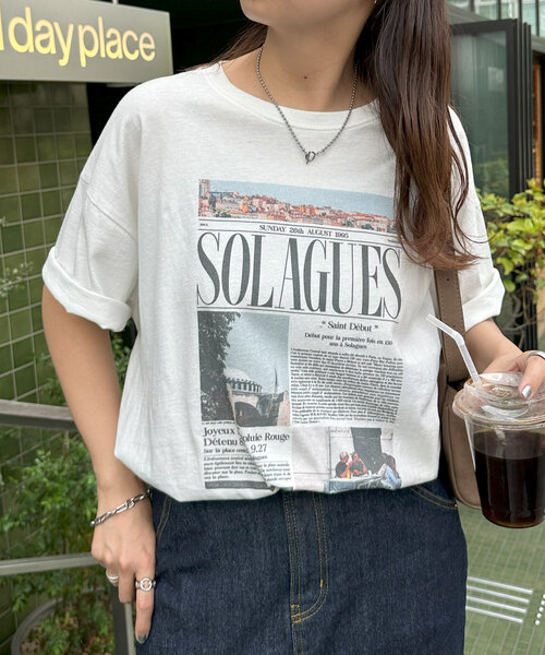 【2枚セット、タグあり】ティンカーベルTシャツ　ユニセックス Discoat tシャツ 「WEB限定」ピグメントカープリントTシャツ