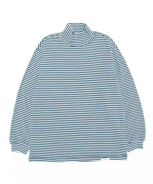 「INFLATION」 長袖Tシャツ LARGE ブルー メンズ