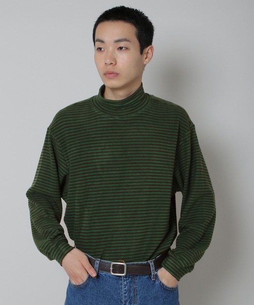 「INFLATION」 長袖Tシャツ LARGE ブルー メンズ