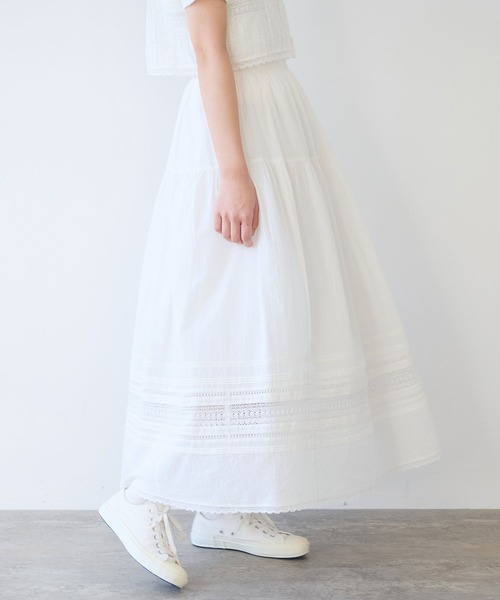 フランスアンティーク　スカート bulle de savon スカート antique lace : ZOZOTOWN Yahoo!店