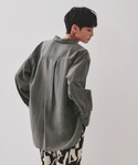 ブラウス シャツ 「andGIRL掲載」麻混シ...の詳細画像1