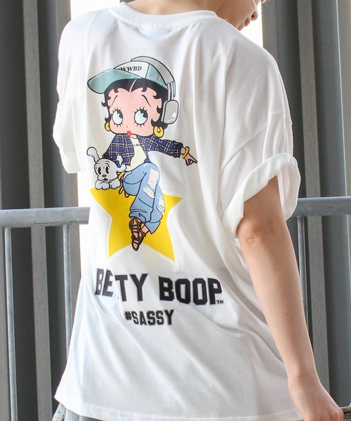 SpRay tシャツ バックプリントベティービッグTシャツ
