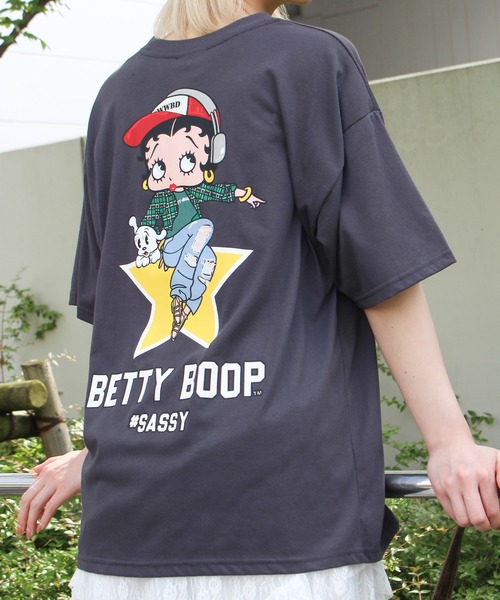 SpRay tシャツ バックプリントベティービッグTシャツ