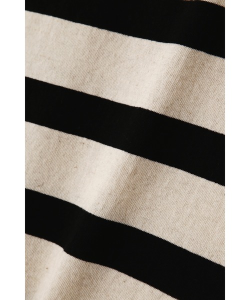 MHL. tシャツ COTTON LINEN STRIPE JERSEY (オンラインショップ