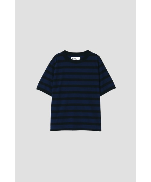 MHL. tシャツ COTTON LINEN STRIPE JERSEY (オンラインショップ