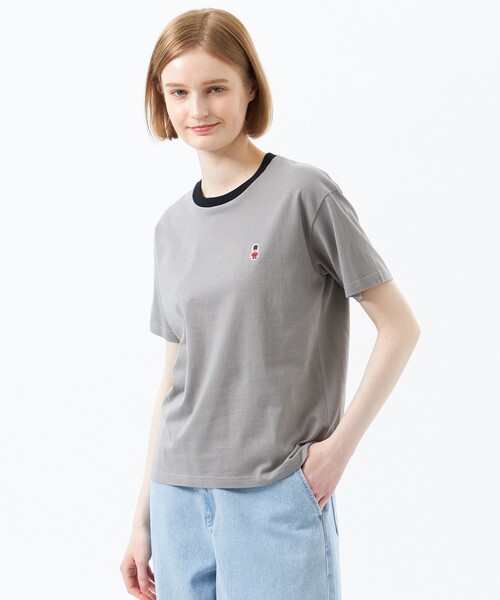 tシャツ バッキンガムベア リンガーネックT レディース