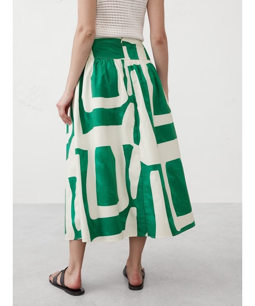 BANANA REPUBLIC スカート　6 新品 BANANA REPUBLIC スカート FACTORY STORE ポプリン ドロップ