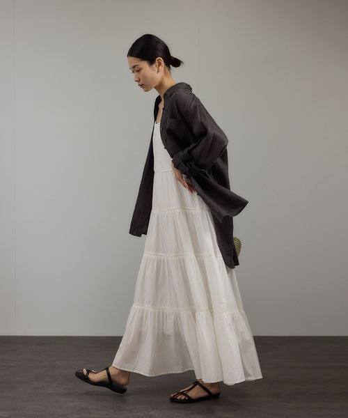 SALON adam et rope' ワンピース 「WEB限定」ティアードキャミ