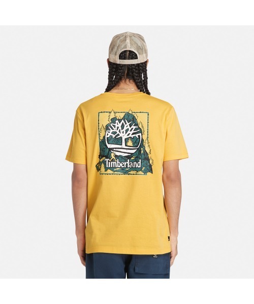 【Timberland】バックグラフィック 半袖 Tシャツ / 送料無料 Timberland tシャツ メンズ 半袖 バック グラフィック Tシャツ