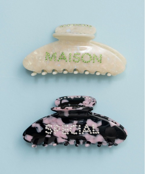 MAISON SPECIAL ヘアクリップ Logo Hair Clip/ロゴヘアクリップ