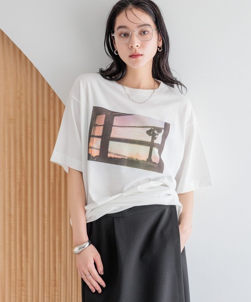 LOWRYS FARM（ローリーズファーム） tシャツ フォトTEE 494889