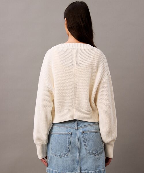 Calvin Klein（カルバン・クライン） カーディガン 2 IN 1クロップド