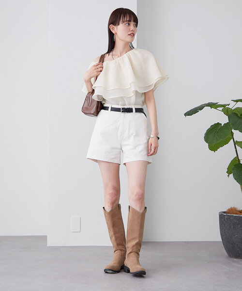 【新品未使用】mystic クロシェショートパンツ セール】クロシェショートパンツ（その他パンツ）｜mystic