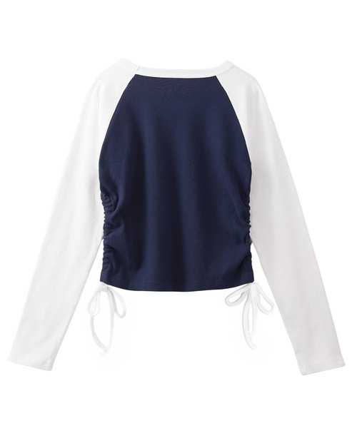 tシャツ SHINY STAR RAGRAN L/S BABY TOP レディース X-girl tシャツ SHINY STAR RAGRAN L/S BABY TOP レディース