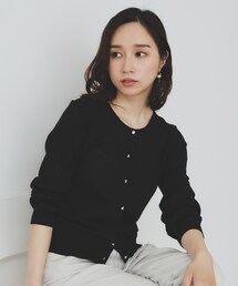 index カーディガン 「7色展開/XS-LLサイズ」ビジューボタン