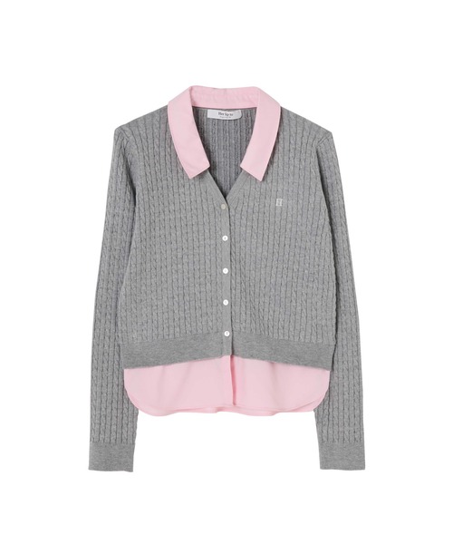 Her lip to◆カーディガン(薄手)/FREE/コットン/WHT/1251202124 Frill Knit Cardigan