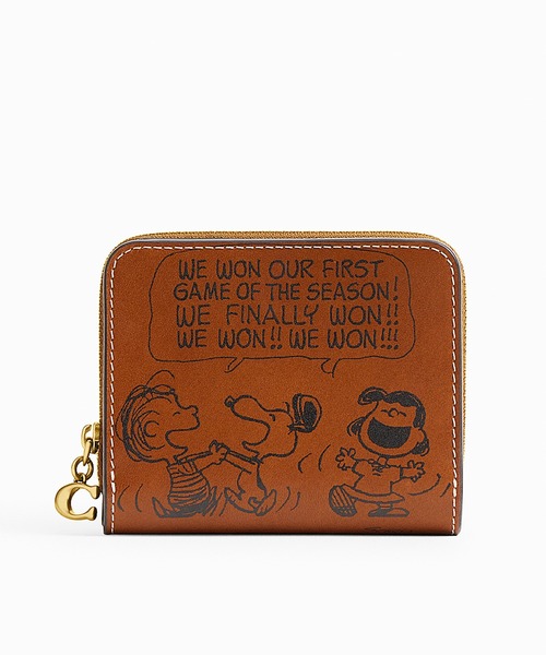 【COACH】PEANUTS エッセンシャル ビルフォールドウォレット PEANUTS 財布 「COACH X PEANUTS」エッセンシャル ビル