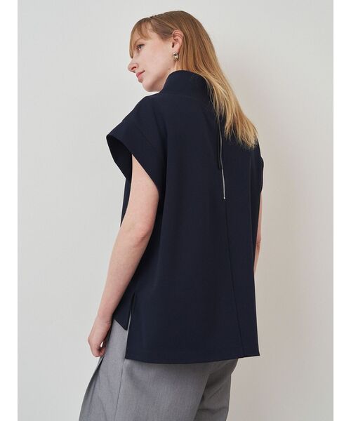 ELENDEEK アシンメトリックプリーツTシャツ ブラック 新品 ドライTシャツ 00300－ACT 005 ブラック 6L・7L