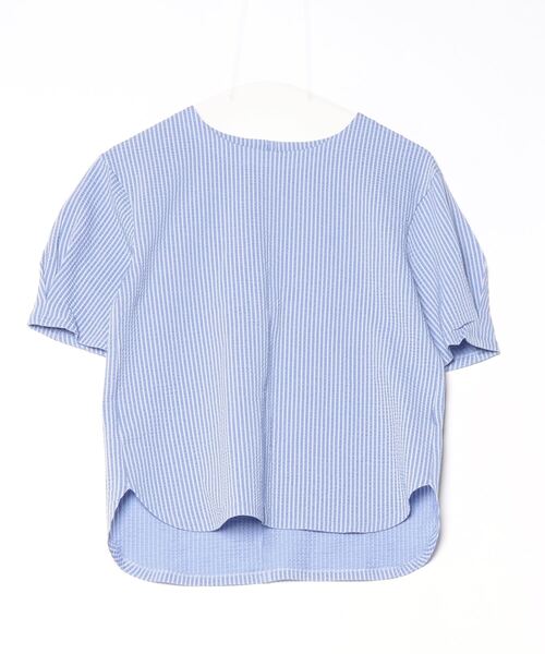 「INDIVI」 半袖カットソー 34 ブルー レディース
