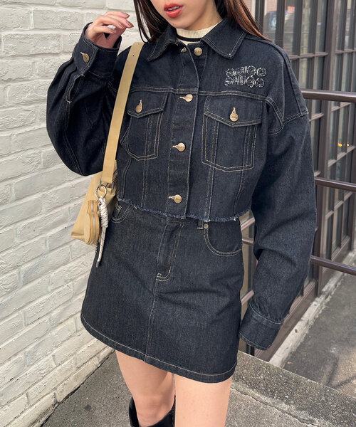 新品・未使用　ベージュのデニムスカート デニムスカート（条件：ベージュ系、在庫無し含む