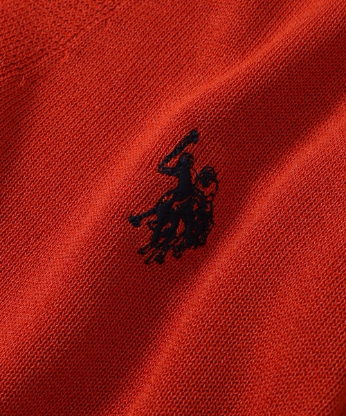 「U.S. POLO ASSN.」 ニットカーディガン L ブラック レディース