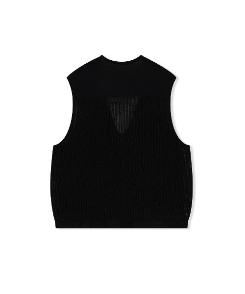 YESEYESEE（イエスアイシー） ベスト ジレ Knitted Utility Vest