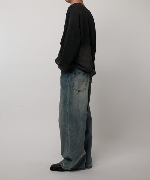 グラデーションカラースウェット グラデーションカラー スウェットシャツ - 古着屋