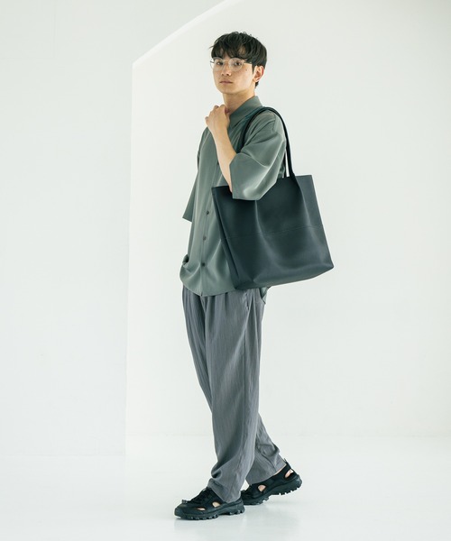 LAKOLE（ラコレ） パンツ 「セットアップ可」冷感ワッシャーパンツ