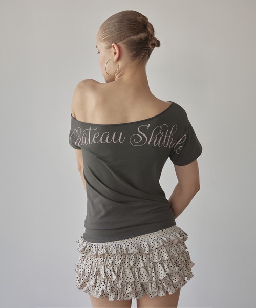 SCULPTOR tシャツ Chateau Shithole Tie Tee レディース
