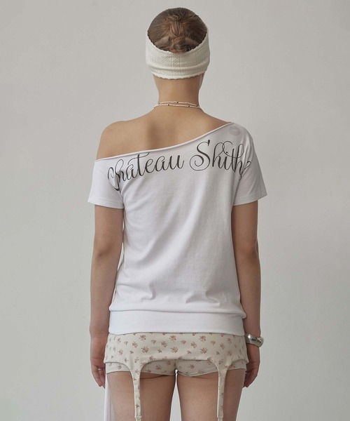トップス sculptor chateau shithole tie tee SCULPTOR tシャツ Chateau Shithole Tie Tee レディース