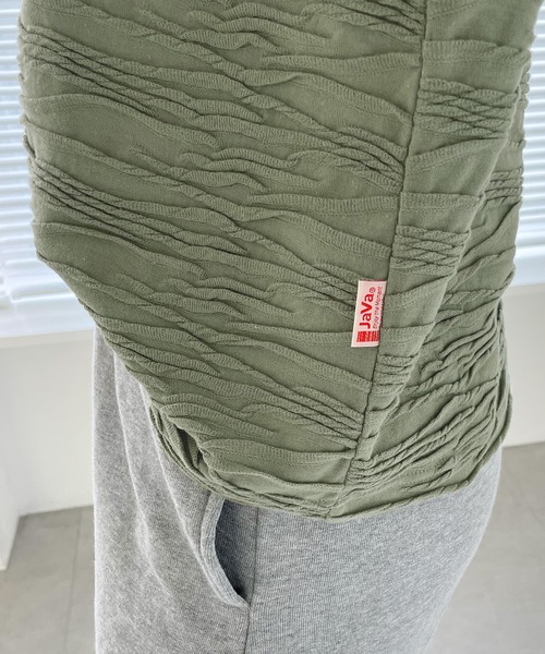 「Java」 半袖カットソー LARGE ブラウン レディース