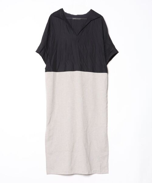 NOBLE（ノーブル） ドッキングワンピース - ブラック レディース