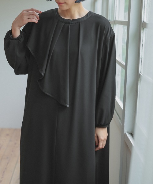 Neina 喪服 セレモニースーツ セットアップ 卒業式 洗える防しわアシメ