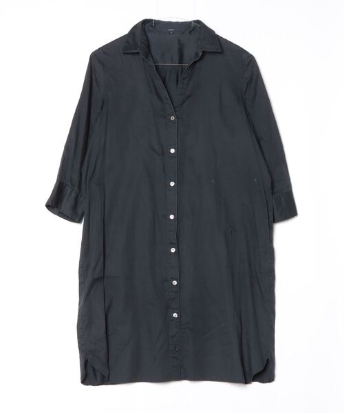 SHIPS（シップス） 7分袖ワンピース M ネイビー レディース : ZOZOTOWN