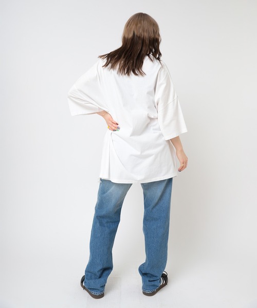 「RNA」 半袖Tシャツ MEDIUM ブラウン レディース_画像5