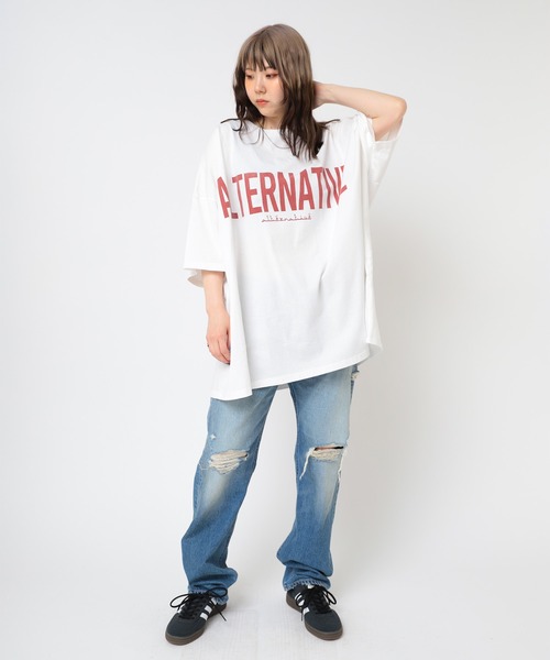 「RNA」 半袖Tシャツ MEDIUM ブラウン レディース_画像6