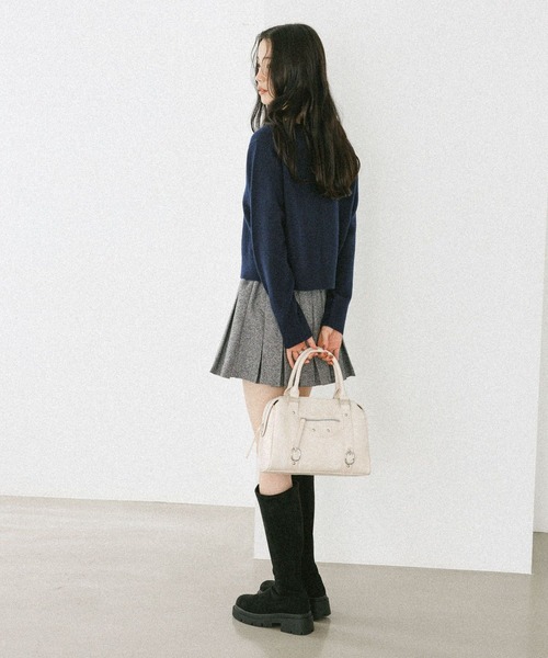 Heather（ヘザー） ボストンバッグ フェイクレザーボストンBAG 607269 