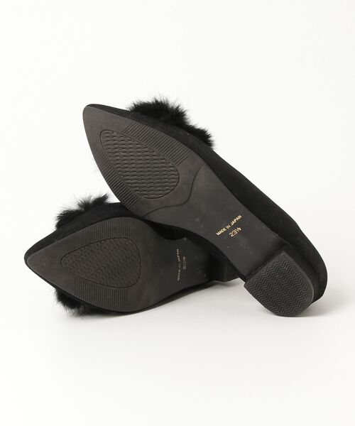 「ESPERANZA」 フラットパンプス 23.5cm ブラック レディース_画像3