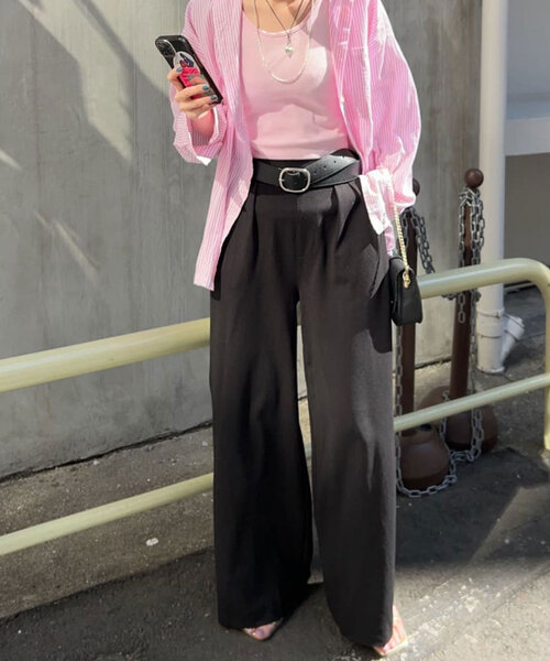 「SHENERY」 パンツ 36 ブラック レディース_画像2